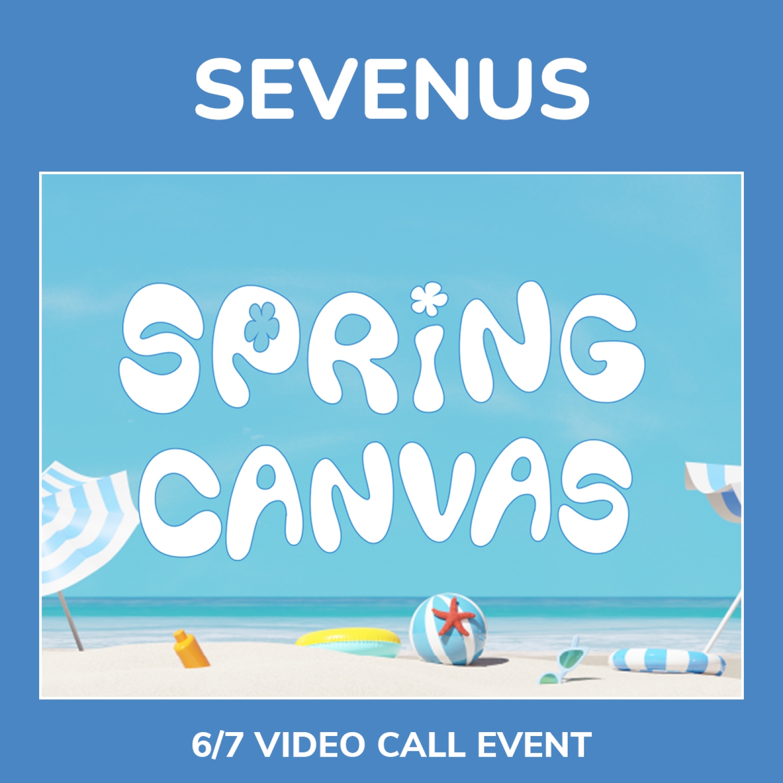 [6/7 VIDEO CALL EVENT] SEVENUS - SPRING CANVAS / 1ST MINI ALBUM