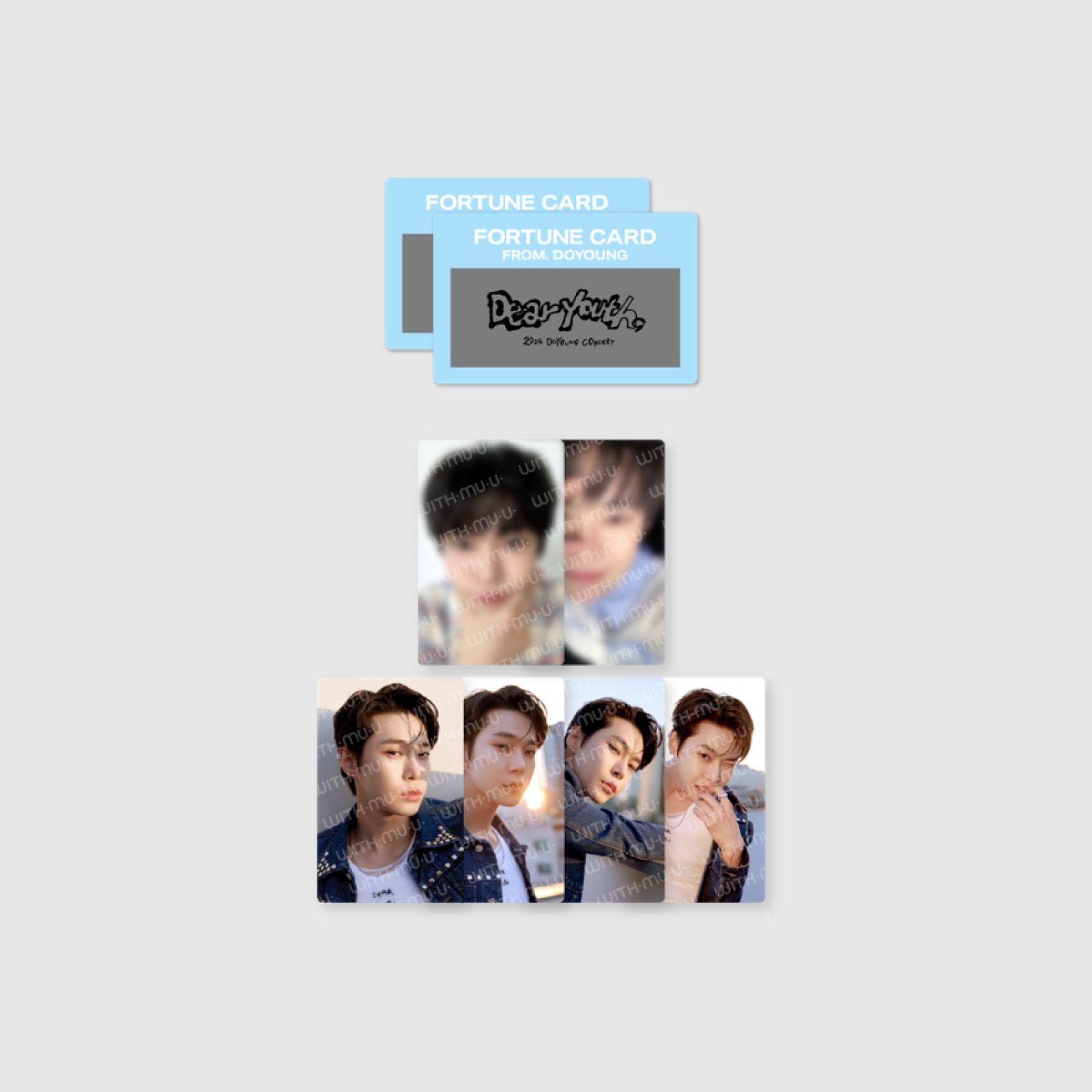 [7/15 출시] 도영 - 01 포츈 스크래치 카드 세트 / 2024 DOYOUNG CONCERT [Dear Youth,] OFFICIAL MD