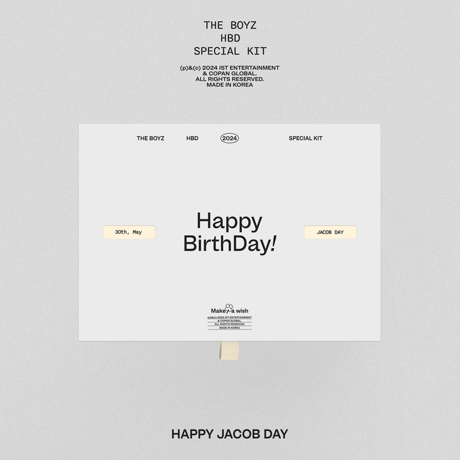 [이벤트] 더보이즈 - THE BOYZ HBD JACOB SPECIAL KIT