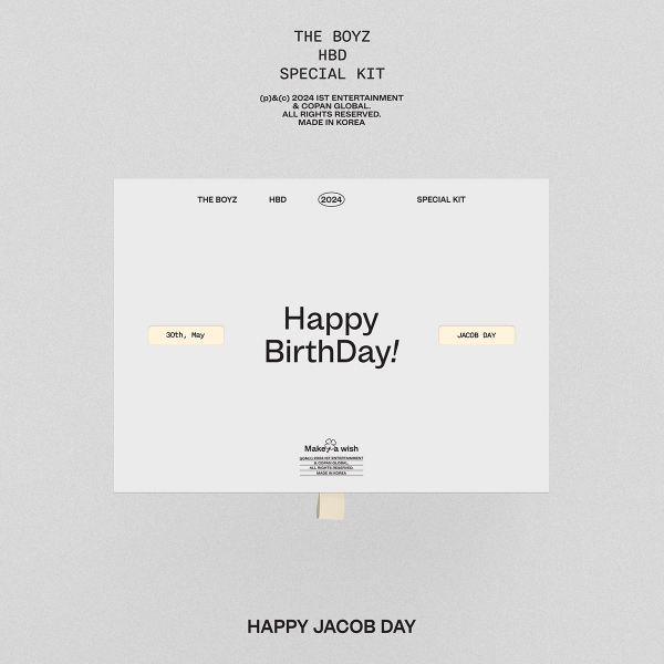 [이벤트] 더보이즈 - THE BOYZ HBD JACOB SPECIAL KIT