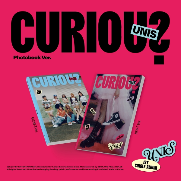 유니스 - CURIOUS / 1집 싱글앨범  (Photobook Ver.)