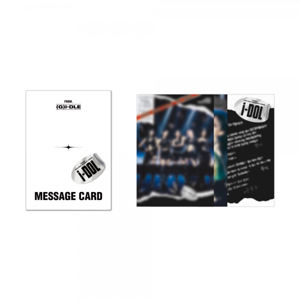 [8/3~8/4 PICK-UP] (G)I-DLE - 04 MESSAGE CARD / 2024 (G)I-DLE WORLD TOUR [iDOL] OFFICIAL MD