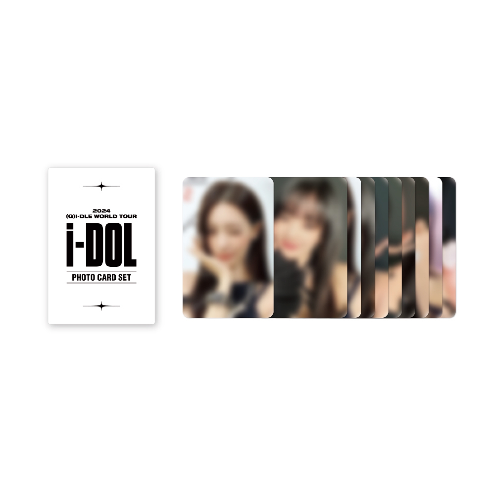 [8/3~8/4 PICK-UP] (G)I-DLE - 01 PHOTO CARD SET / 2024 (G)I-DLE WORLD TOUR [iDOL] OFFICIAL MD