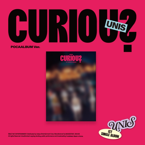 [PRE-ORDER] UNIS - CURIOUS / 1ST SINGLE ALBUM (POCAALBUM Ver.)