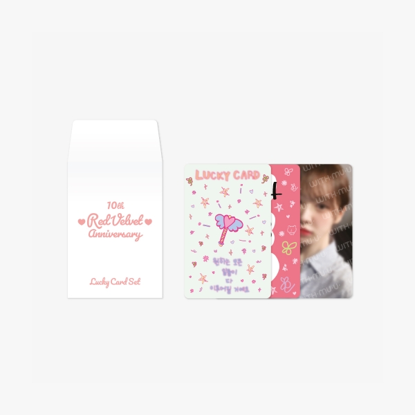 [Released on 9/13] Red Velvet - 01 10TH ANNIVERSARY LUCKY CARD SET / 2024 Red Velvet 10TH ANNIVERSARY MD