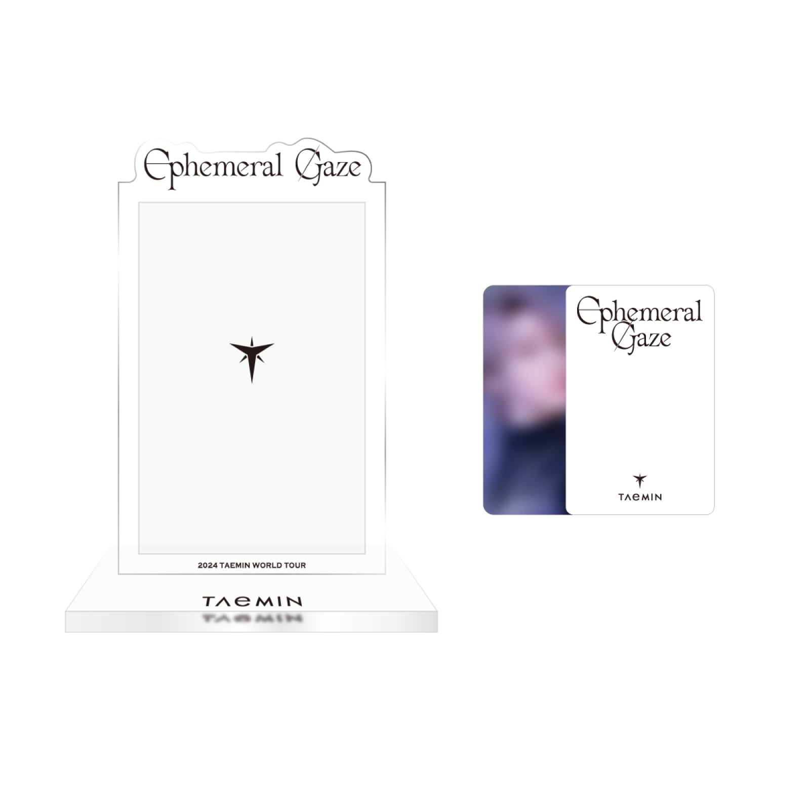 TAEMIN テミン Epemeral Gaze うちわ うちわケース 2点 TAEMIN テミン Epemeral Gaze うちわ うちわケース 2点 TAEMIN