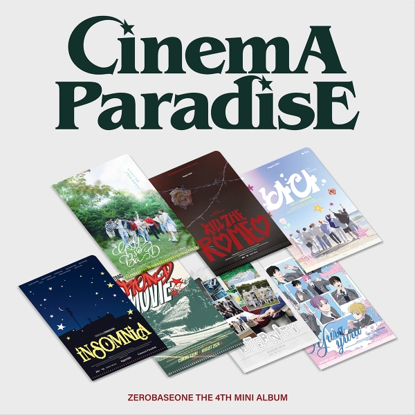 ZEROBASEONE - CINEMA PARADISE / 4집 미니앨범 (ZEROSE ver.) (7종 세트)
