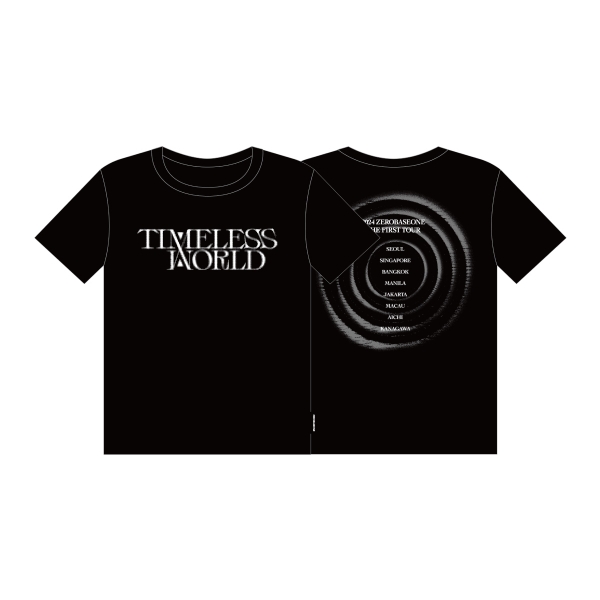 [11/8 출시] ZEROBASEONE - 09 투어 티셔츠 / 2024 ZEROBASEONE THE FIRST TOUR [TIMELESS WORLD] OFFICIAL MD