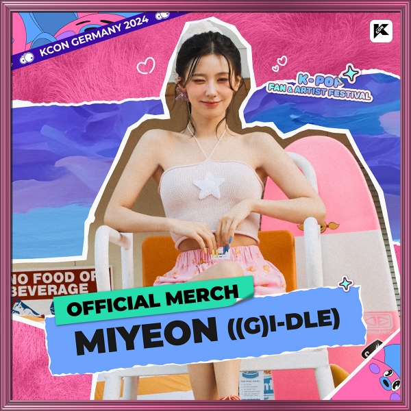 [11/7 출시] [ARTIST MERCH] 08 MIYEON ((G)I-DLE) - KCON GERMANY 2024 OFFICIAL MERCH