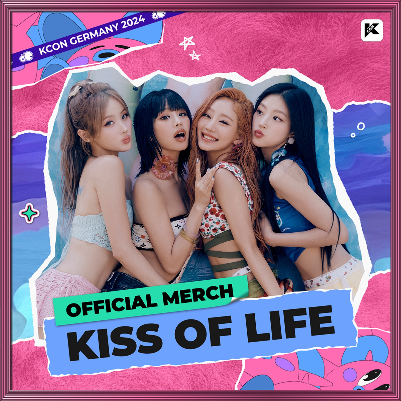 [11/7 출시] [ARTIST MERCH] 05 KISS OF LIFE - KCON GERMANY 2024 OFFICIAL MERCH