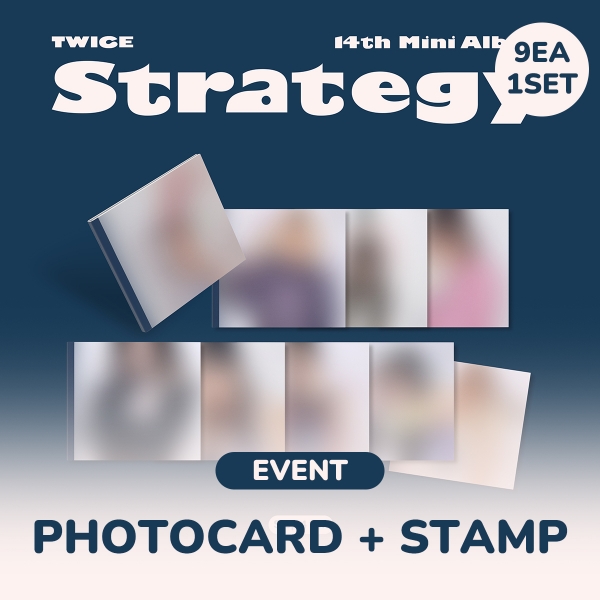 [PRE-ORDER/EVENT] TWICE - STRATEGY / 14th Mini Album (Step4 ver.) (9EA 1SET)