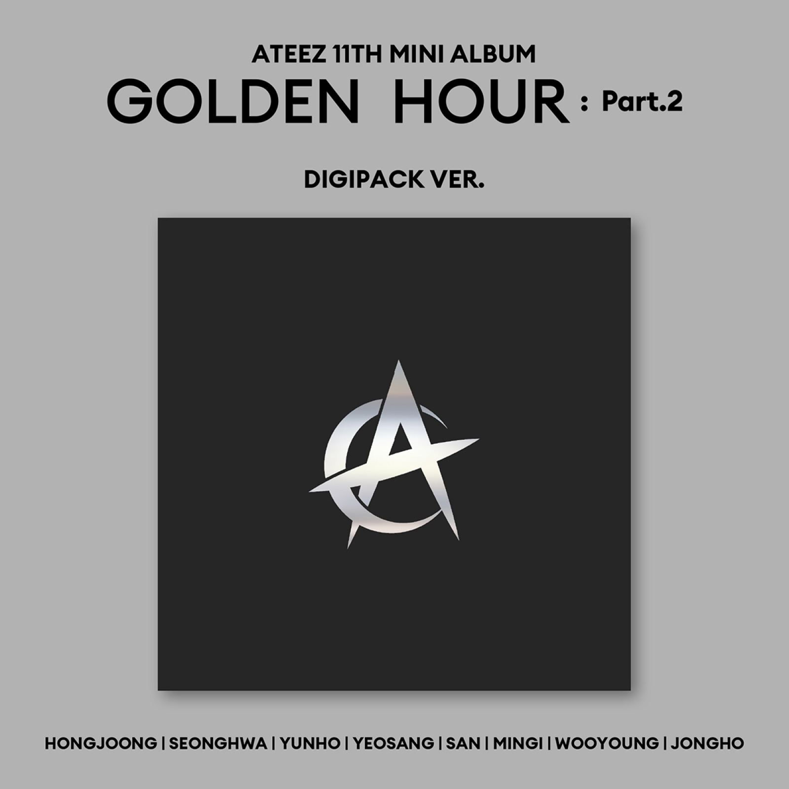 [예약] 에이티즈 - GOLDEN HOUR : Part.2 / 11집 미니 앨범 (DIGIPACK Ver.)