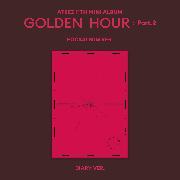 [예약] 에이티즈 - GOLDEN HOUR : Part.2 / 11집 미니 앨범 (POCAALBUM Ver.) (Diary Ver.)