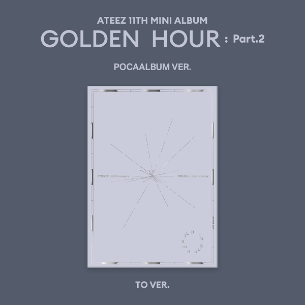 [예약] 에이티즈 - GOLDEN HOUR : Part.2 / 11집 미니 앨범 (POCAALBUM Ver.) (To Ver.)