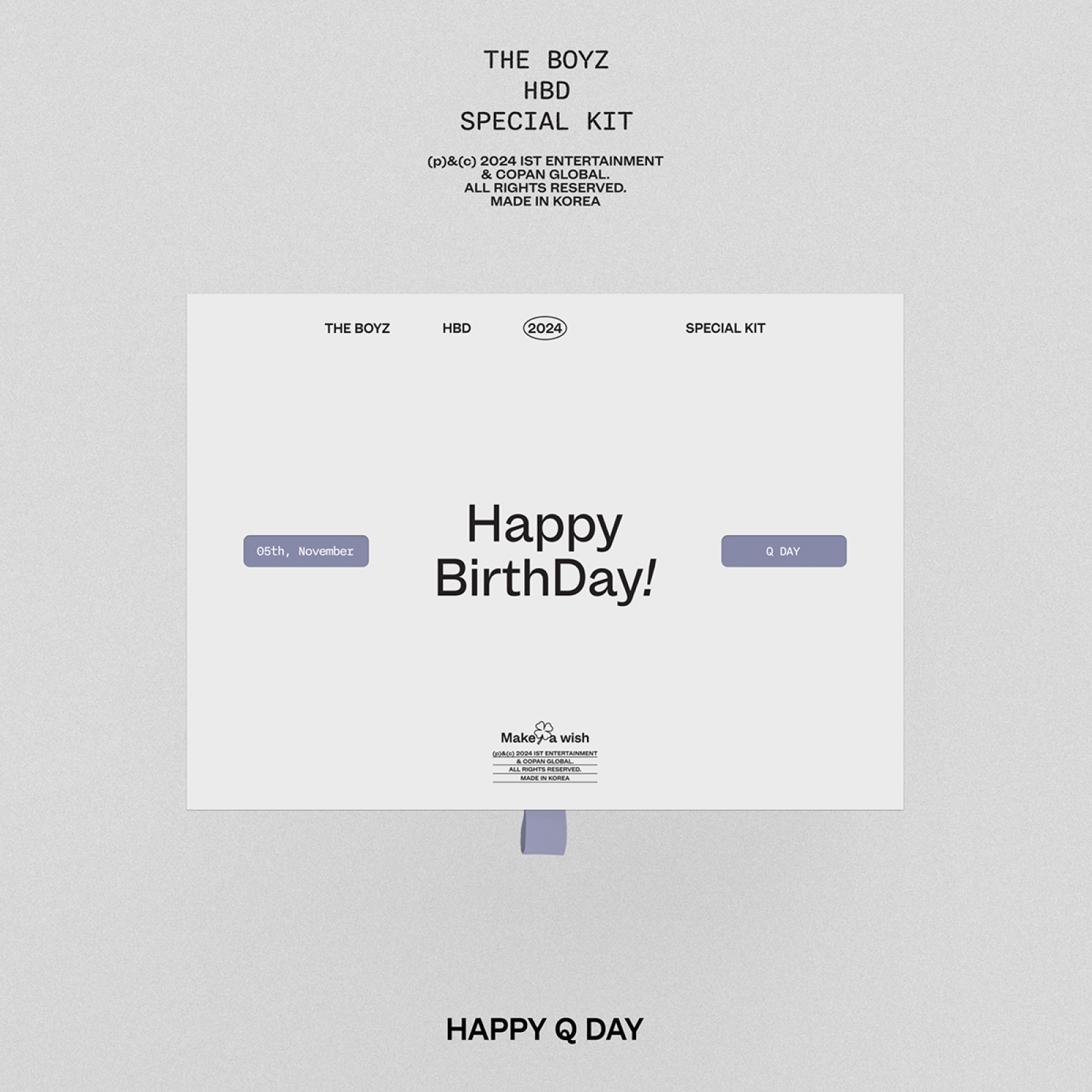 [이벤트] 더보이즈 - THE BOYZ HBD Q SPECIAL KIT