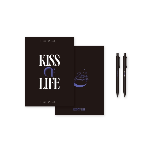 KISS OF LIFE - 11 노트 & 볼펜 세트 / 3RD MINI ALBUM [Lose Yourself] POP-UP MD