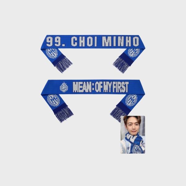 [1/17 출시] 민호 - 03 머플러 + 포토카드 세트 / 2024 MINHO CONCERT [MEAN : of my first] OFFICIAL MD