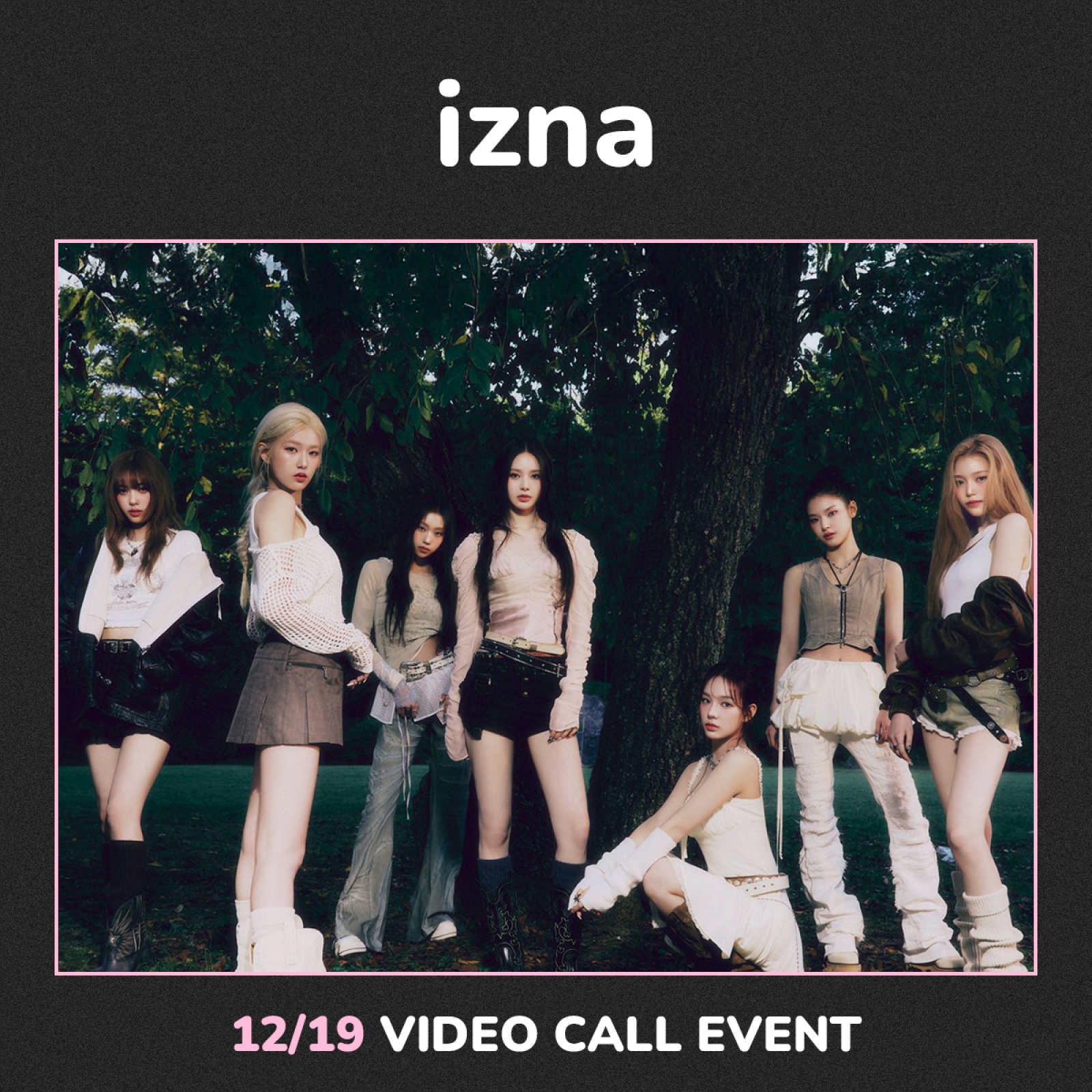 [12/19 VIDEO CALL EVENT] izna - N/a / The First Mini Album (izna Ver.) (NFC_Nemo Ver.)