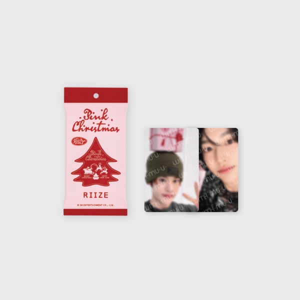 [1/23 출시] 12 포토카드 랜덤팩 (RIIZE Ver.) / 2024 PINK CHRISTMAS OFFICIAL MD