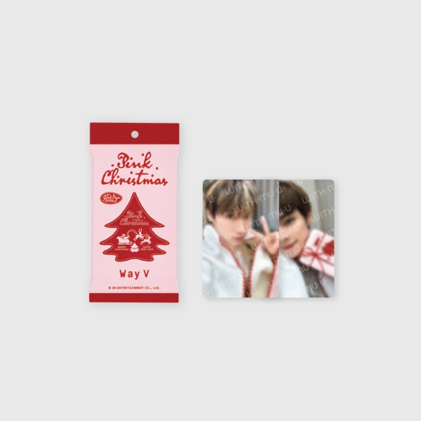 [1/23 출시] 10 포토카드 랜덤팩 (WayV Ver.) / 2024 PINK CHRISTMAS OFFICIAL MD