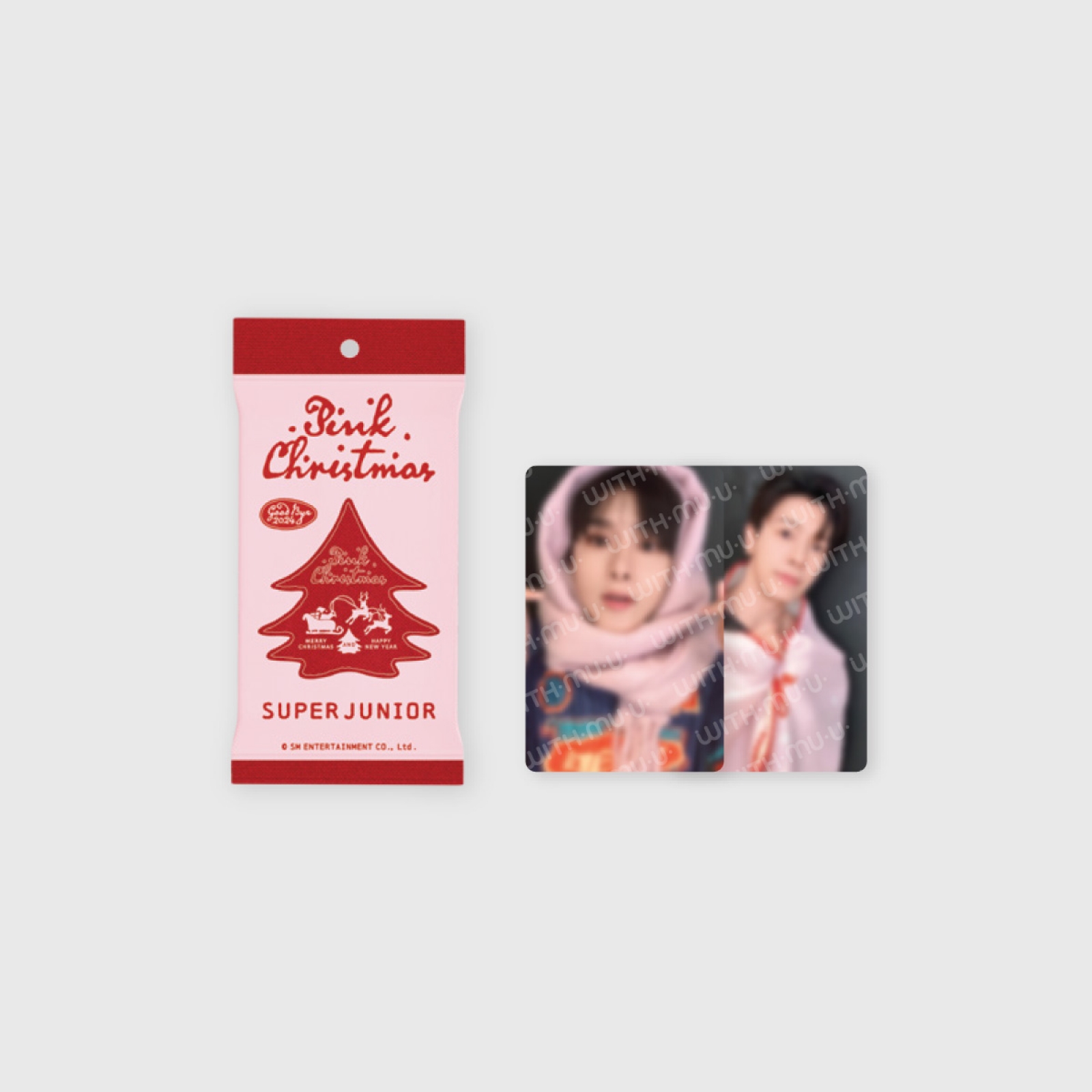 [1/23 출시] 04 포토카드 랜덤팩 (슈퍼주니어 Ver.) / 2024 PINK CHRISTMAS OFFICIAL MD