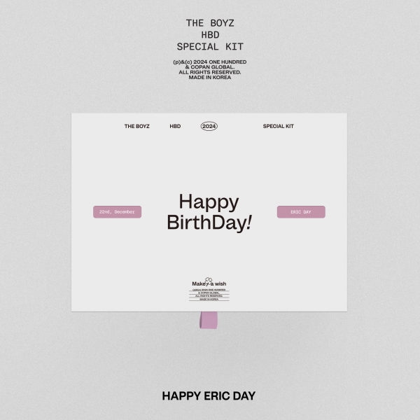 [예약/이벤트] 더보이즈 - THE BOYZ HBD ERIC SPECIAL KIT