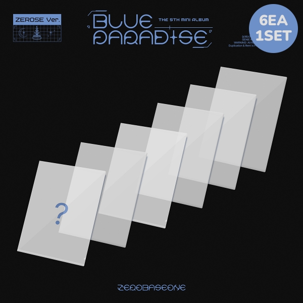 ZEROBASEONE - BLUE PARADISE / 5집 미니앨범 (ZEROSE Ver.) (6종 세트)