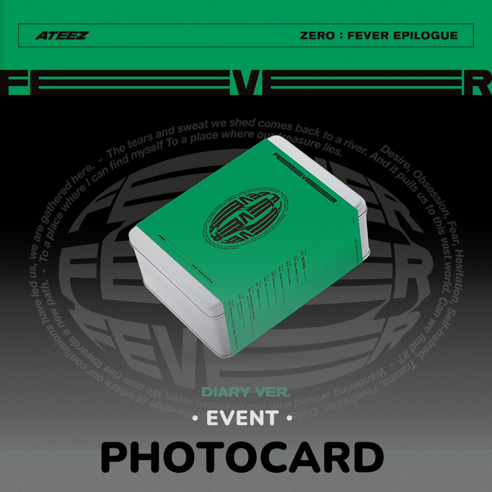 ATEEZ ZERO : FEVER PART.1 OFFICIAL GOODS NAME TAG