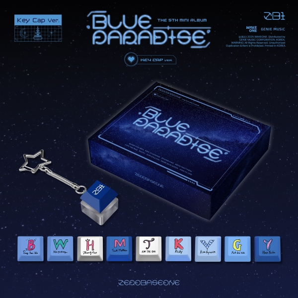 ZEROBASEONE - BLUE PARADISE / 5집 미니앨범 (Key Cap Ver.)