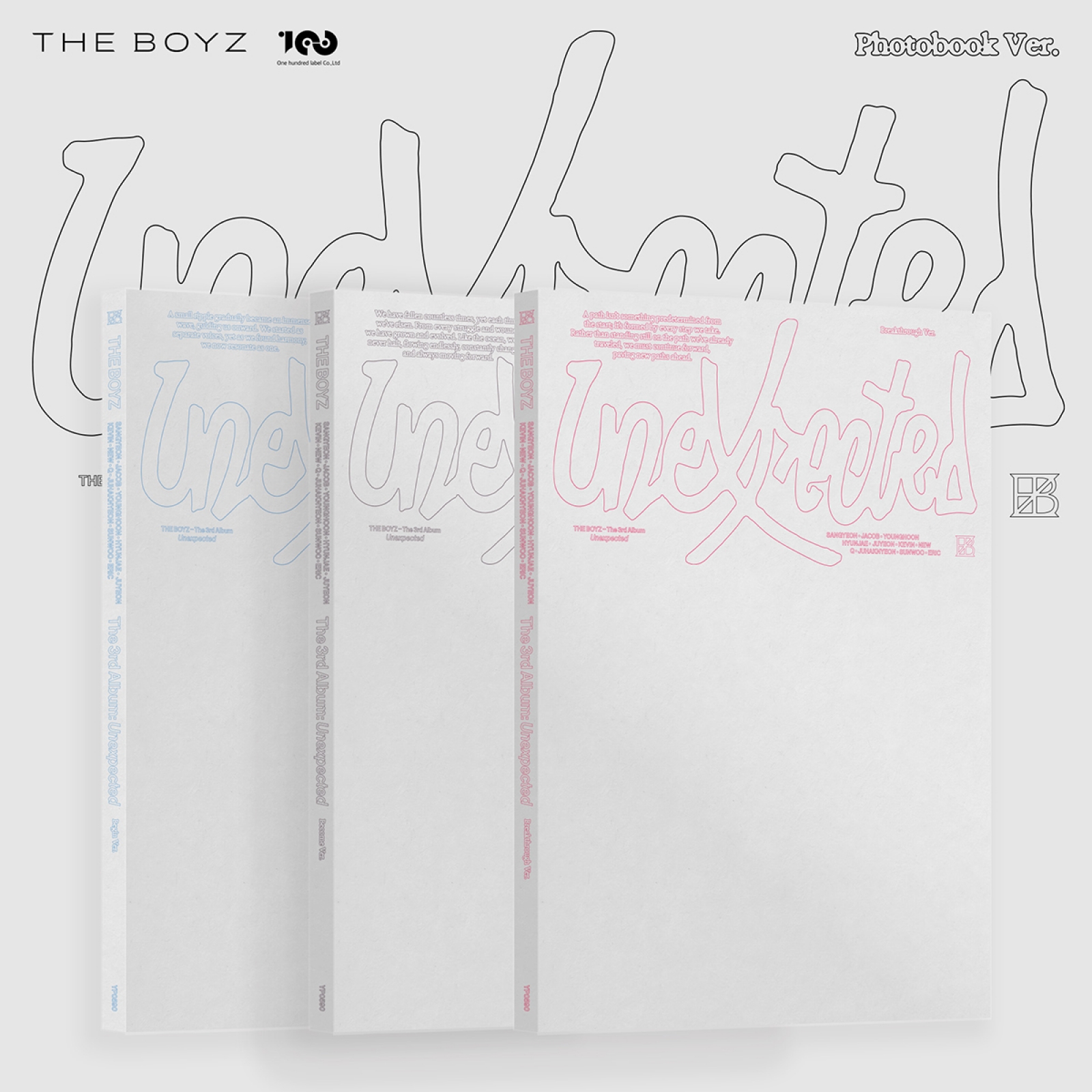 더보이즈 - Unexpected / 3집 앨범 (Photobook Ver.) (3종 세트)