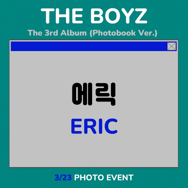 [3/23 에릭] 더보이즈 - Unexpected / 3집 앨범