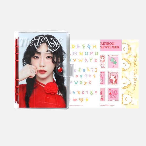 [5/2 출시] 태연 - 09 포토카드 바인더 + 스티커 세트 / 2025 TAEYEON CONCERT [The TENSE] OFFICIAL MD