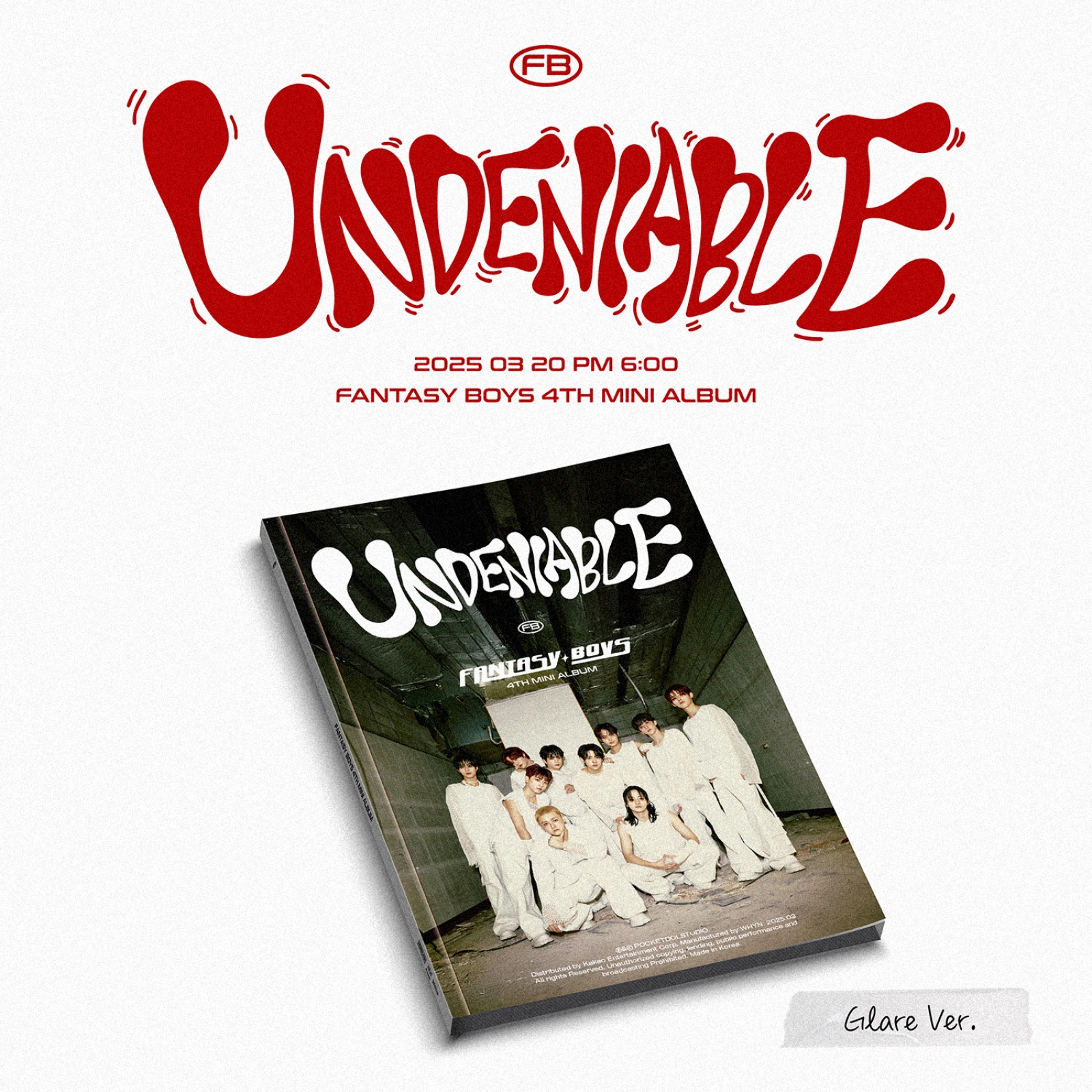[예약] 판타지보이즈 - UNDENIABLE / 4집 미니앨범 (Glare ver.)
