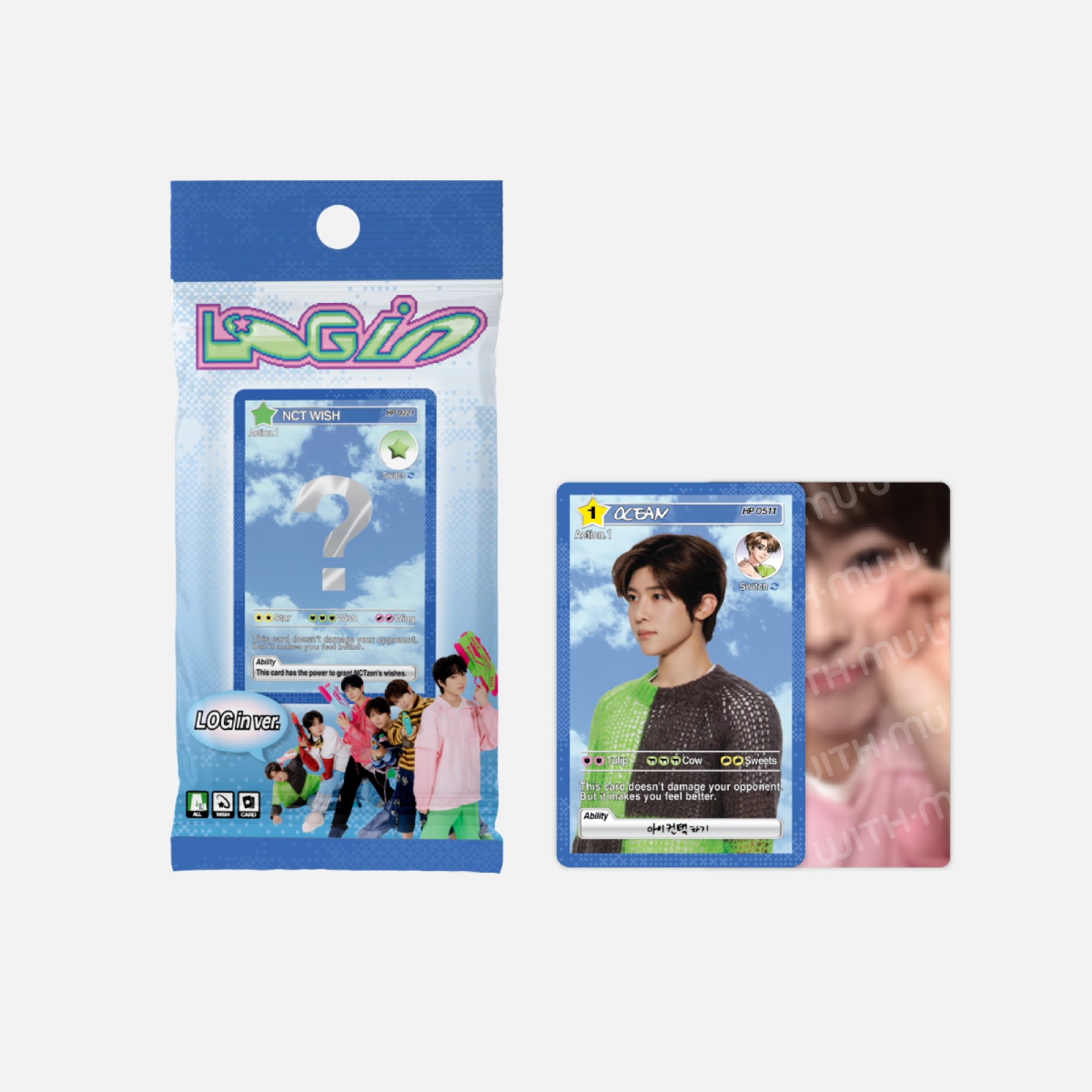 [5/23 출시] NCT WISH - 01 랜덤 트레이딩 카드 (LOG in ver.) / 2025 NCT WISH ASIA TOUR LOG in SEOUL OFFICIAL MD
