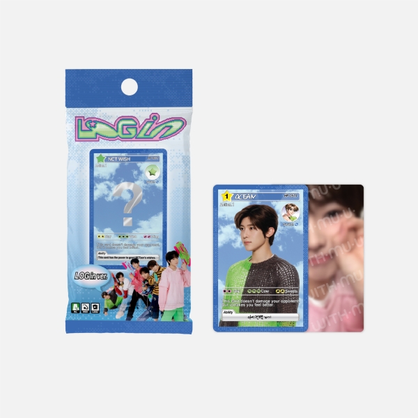 [5/23 출시] NCT WISH - 01 랜덤 트레이딩 카드 (LOG in ver.) / 2025 NCT WISH ASIA TOUR LOG in SEOUL OFFICIAL MD