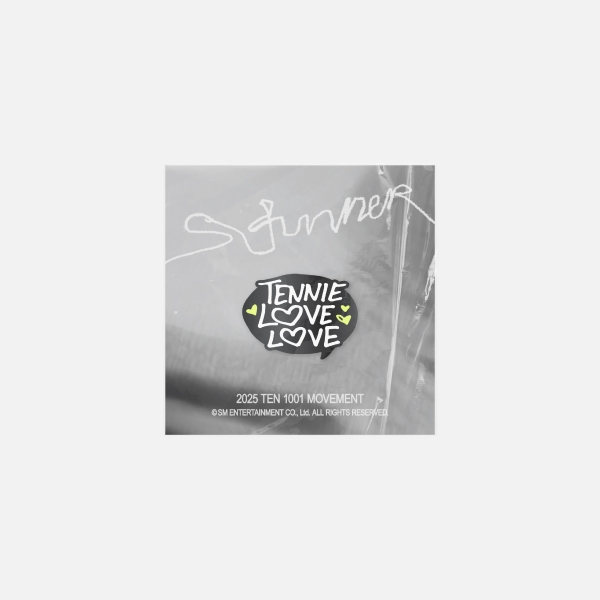 [5/26 출시] 텐 - 08 뱃지 (HANDWRITING VER.) / 2025 TEN CONCERT 1001 MOVEMENT ‘STUNNER' IN SEOUL OFFICIAL MD