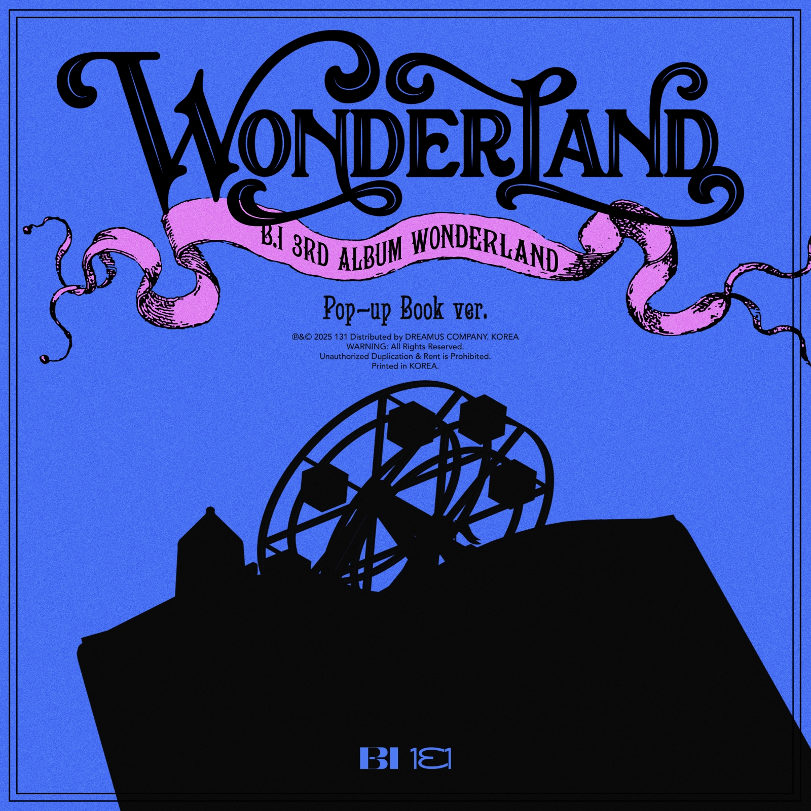 [예약] B.I - WONDERLAND / 3집 정규앨범 (Pop-up book Ver.)