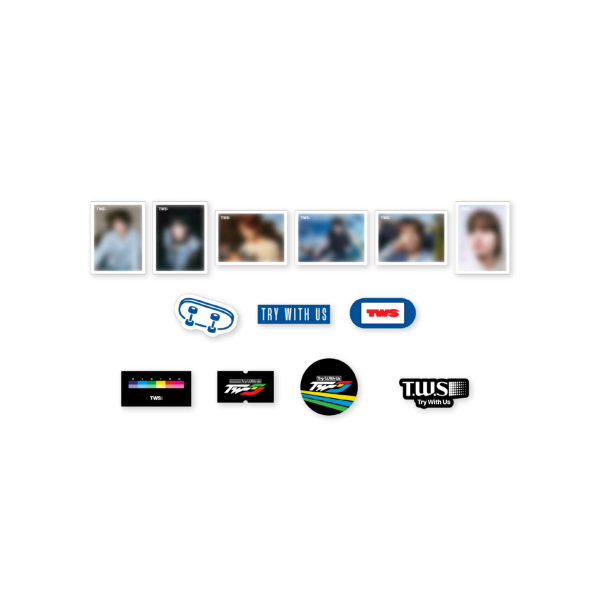 TWS - 06 스티커팩 / 3RD MINI ALBUM [TRY WITH US] POP-UP MD