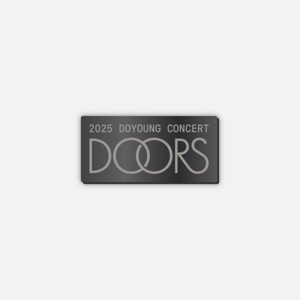 [8/4 출시] 도영 - 02 뱃지 / 2025 DOYOUNG CONCERT [Doors] OFFICIAL MD