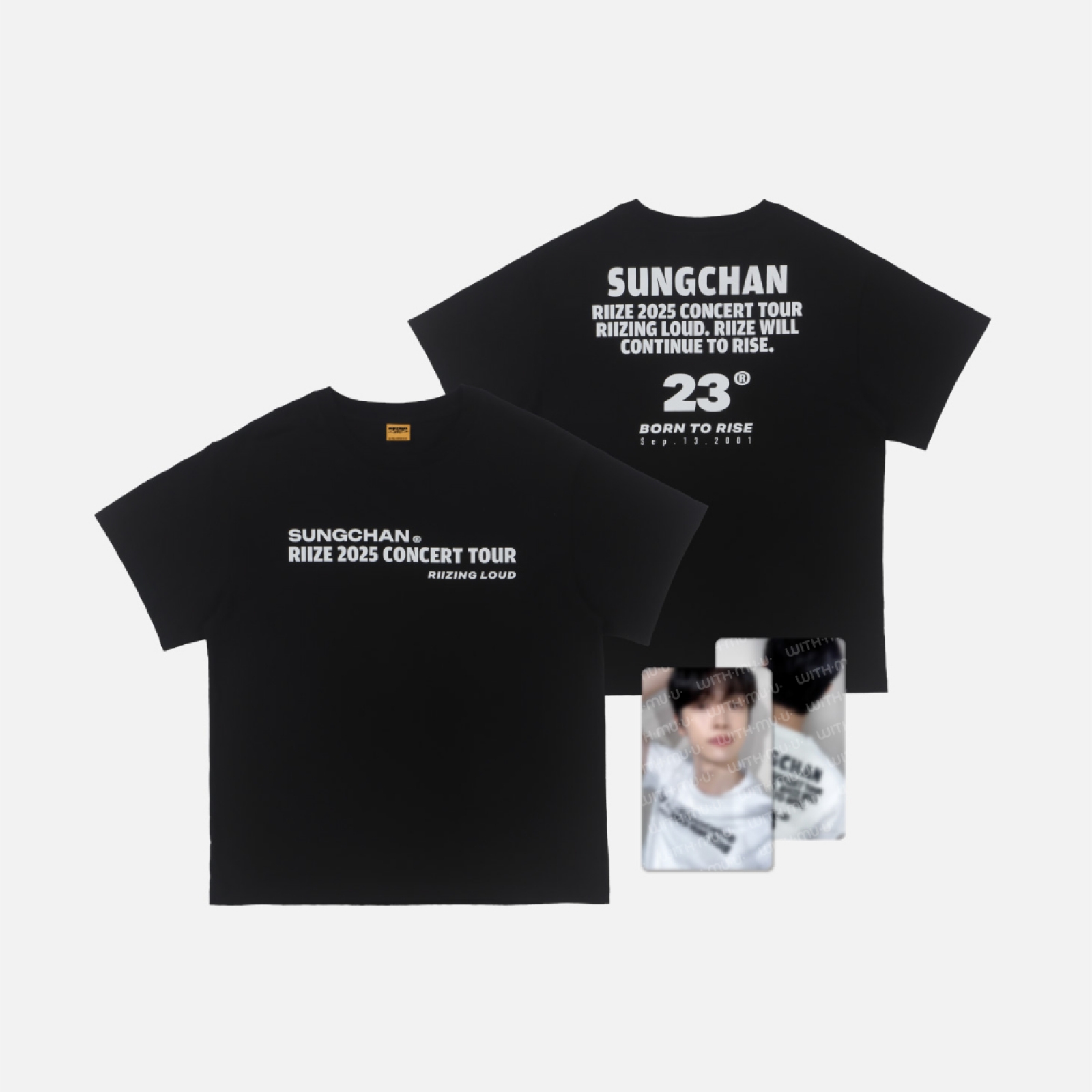 RIIZE ショウタロウ ソウルコン Tシャツ 黒 RIIZINGLOUD RIIZE ショウタロウ ソウルコン Tシャツ 黒 RIIZINGLOUD