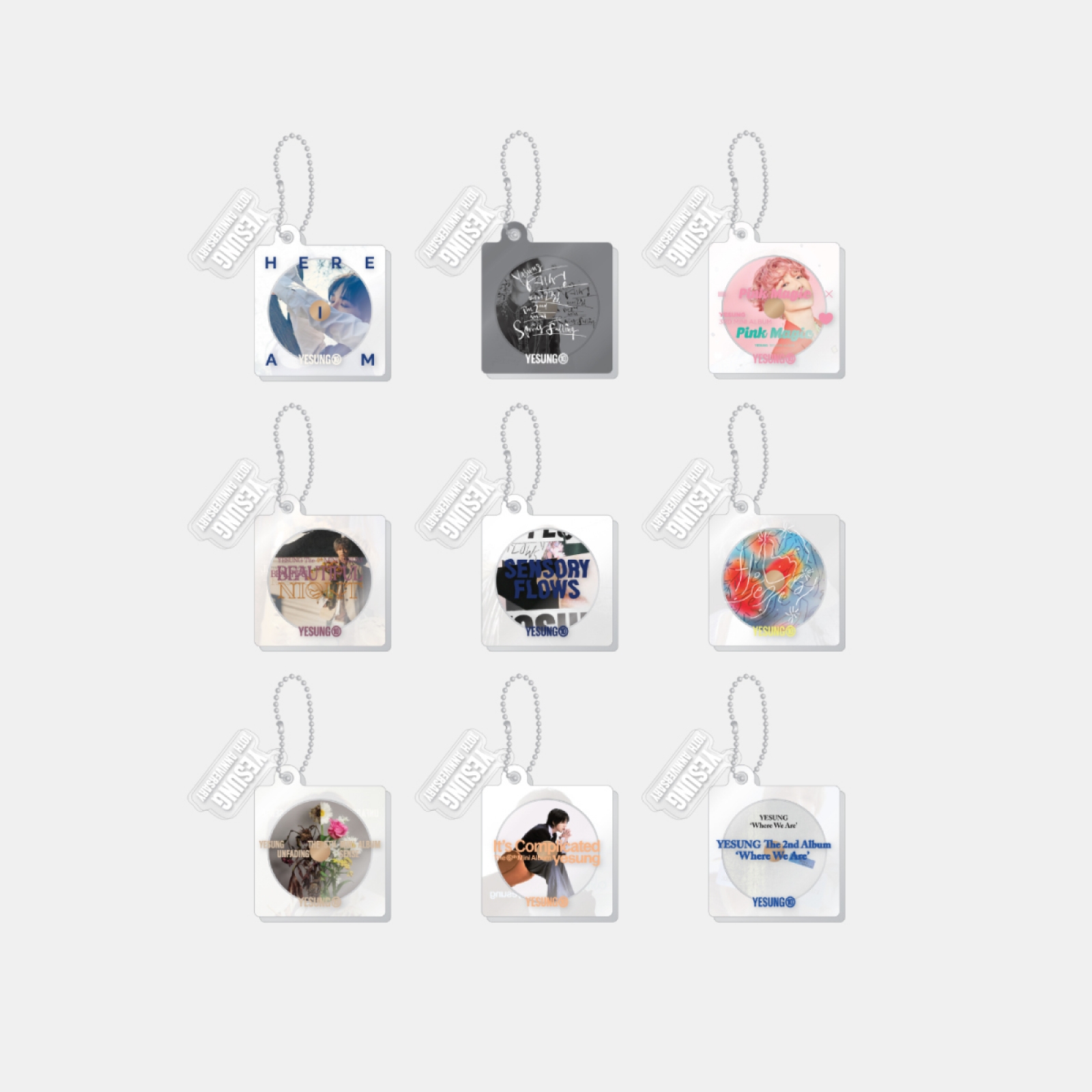 YESUNG 08 Random Album Keyring - photo 2