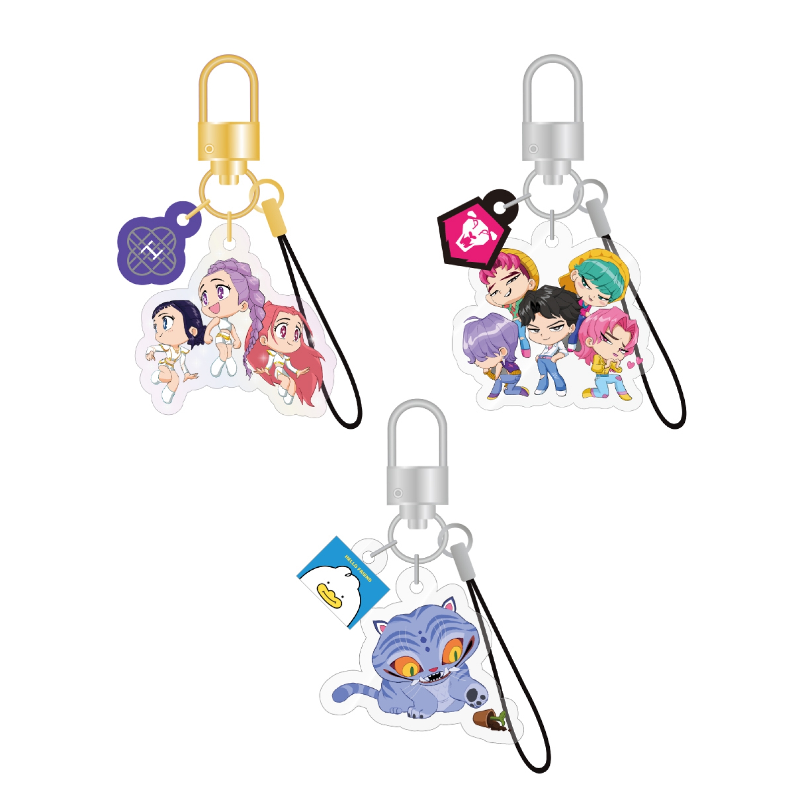 KPop Demon Hunters Official Lightstick Keyring Charm - photo 4
