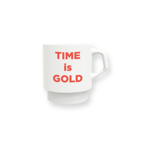 DTCU TIME MACHINE TIME is GOLD MUG (RED)