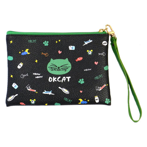 OKCAT - Pouch VER.2 (black) (2PM OK TAEC YEON CHARACTER)