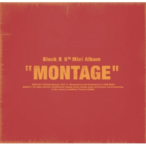 Block B - MONTAGE / 6TH MINI ALBUM