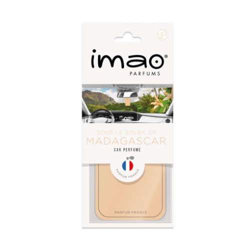 [엔공구] 프랑스 명품 차량용 방향제 이마오 imao parfums 카드형 MADAGASCAR (연브라운)