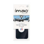 [엔공구] 프랑스 명품 차량용 방향제 이마오 imao parfums 카드형 NEW YORK (블랙)