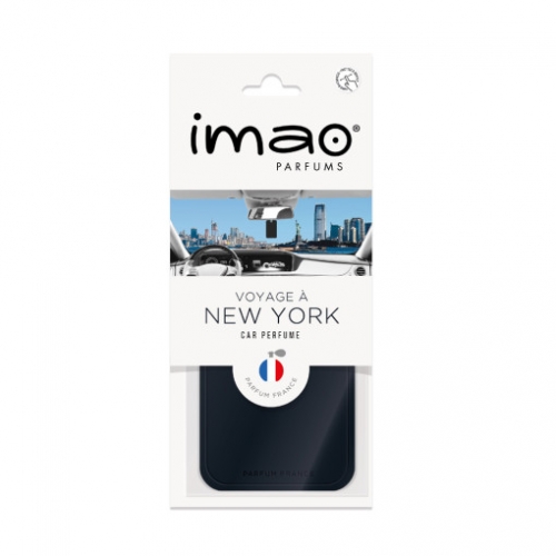 [엔공구] 프랑스 명품 차량용 방향제 이마오 imao parfums 카드형 NEW YORK (블랙)