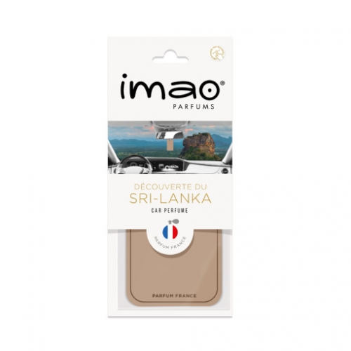 [엔공구] 프랑스 명품 차량용 방향제 이마오 imao parfums 카드형 SRI-LANKA (브라운)