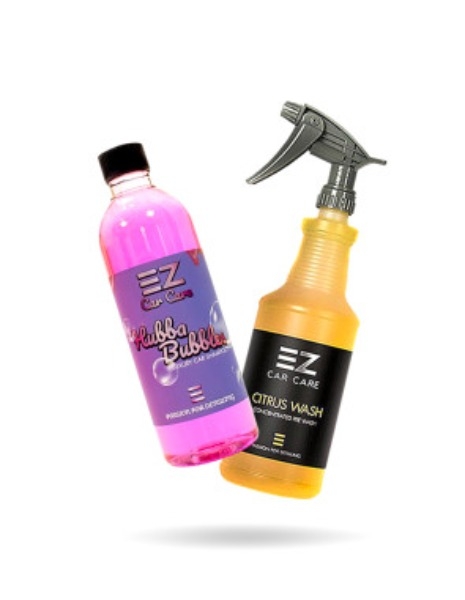 [엔공구] EZ CAR CARE 이지카케어 후바버블 500ml + 시트러스 워시 1L